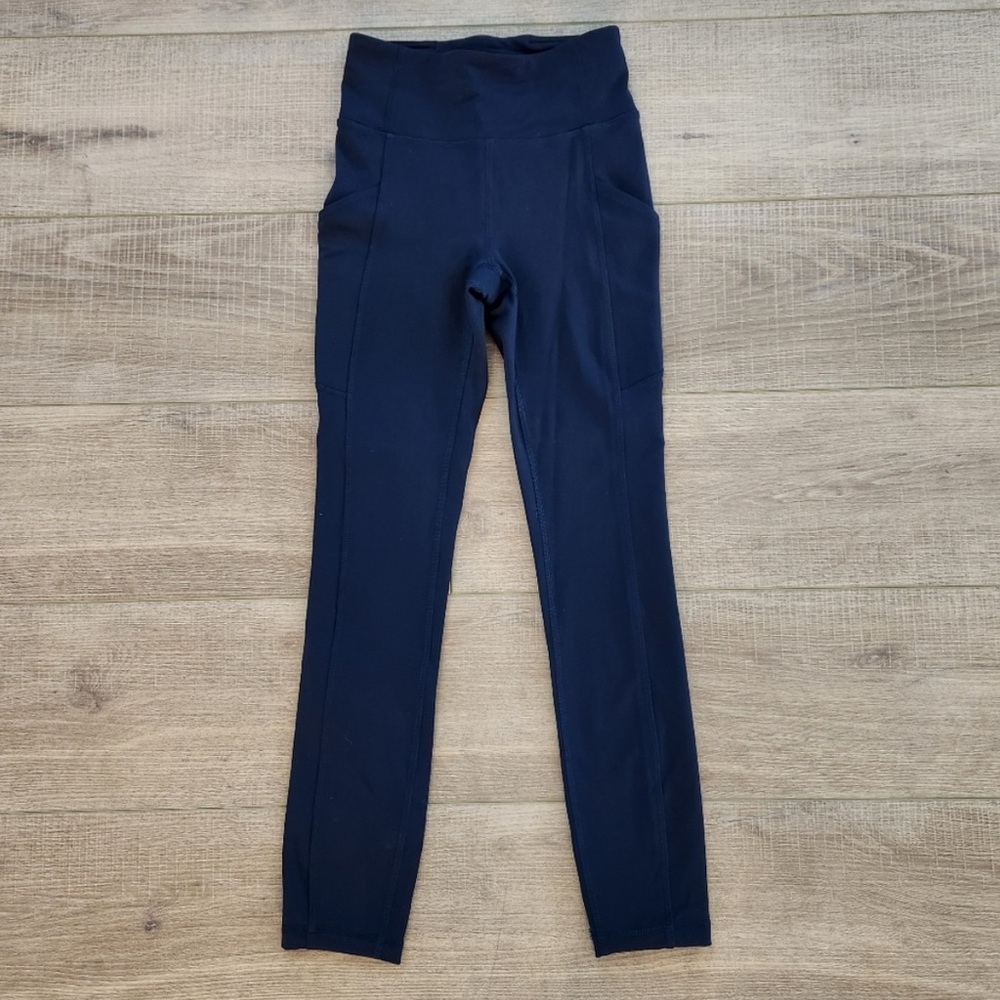Navy Lululemon Invigorate Leggings